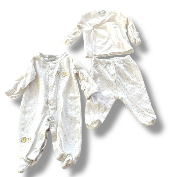 Kissy Kissy Set Footies Top And Pants 0-3m - Picture 7 of 7